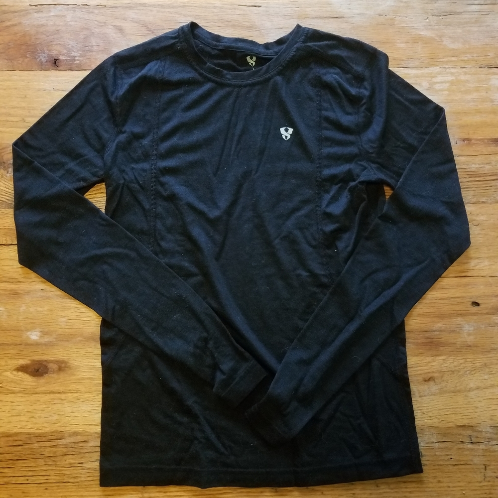 Stoic Black Long Sleeve Baselayer Top